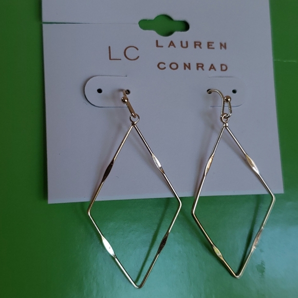 LC Lauren Conrad Jewelry - LC Lauren Conrad Gold Tone Geometric Earrings